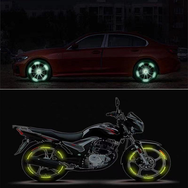 autocollants de roue colorés