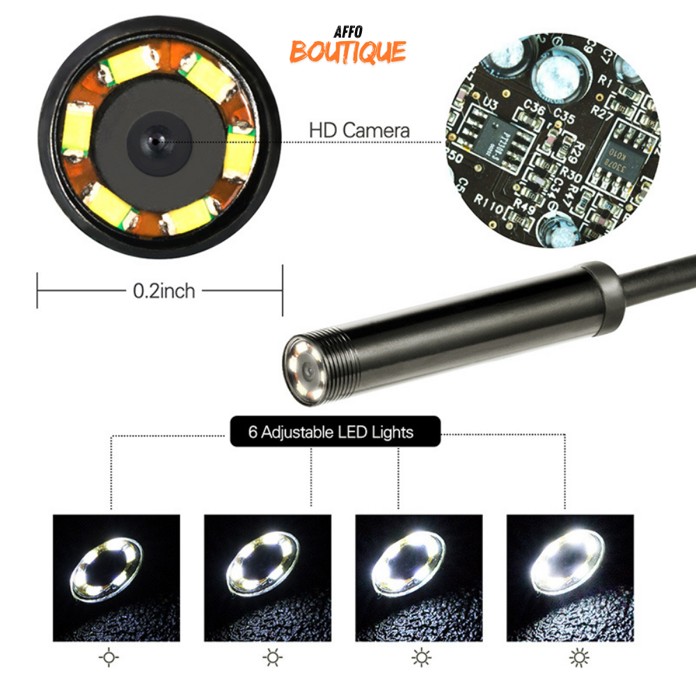 Caméra Endoscopique pour Android et PC